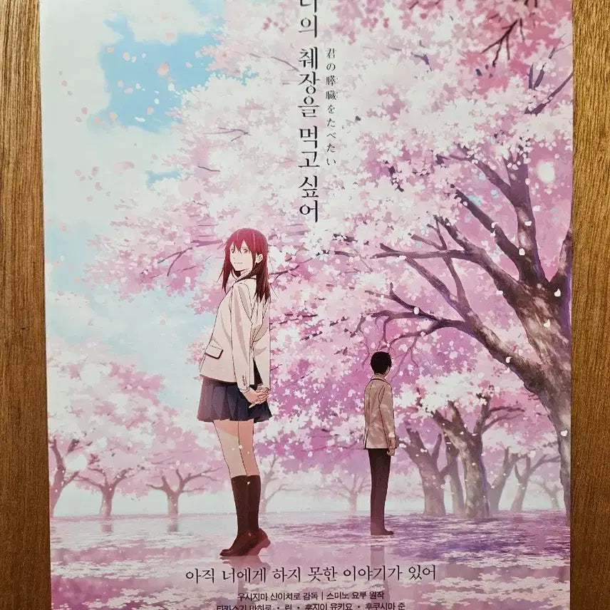 [BUNJANG] I Want to Eat Your Pancreas A4 Poster / 너의췌장을먹고싶어 A4포스터