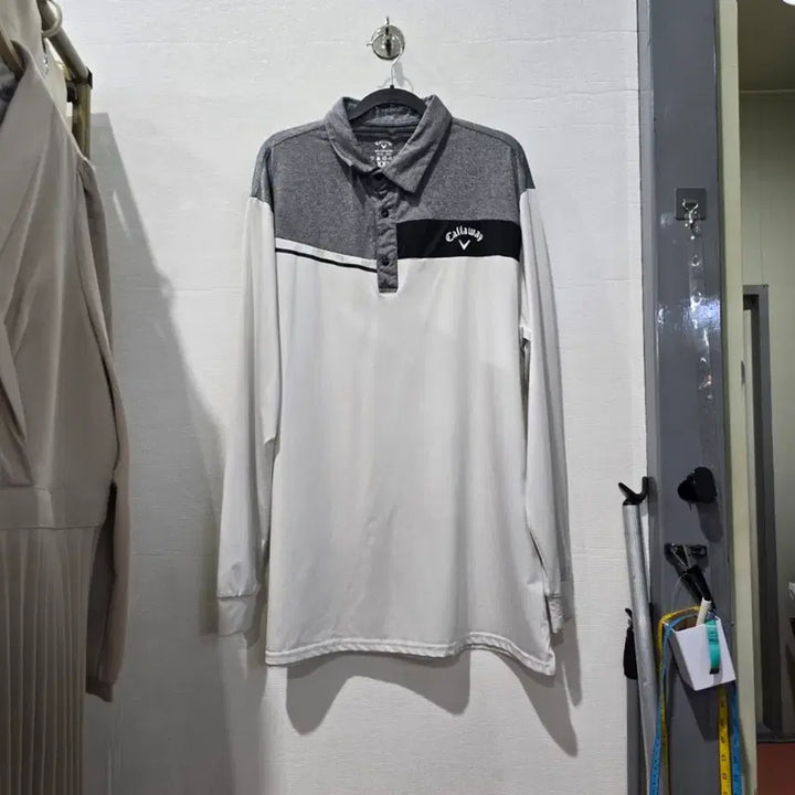 [BUNJANG] Callaway Golf Long Sleeve Polo Shirt (Size 110) / 캘러웨이 골프 긴팔 카라티 110