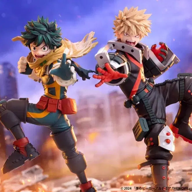 [BUNJANG] Furyu My Hero Academia Izuku Midoriya &amp; Katsuki Bakugo Figures Bundle Set (Sealed) / 미개봉 택포 6.0) 히로아카 후류 나히아 후류 미도리야 바쿠고피규어일괄
