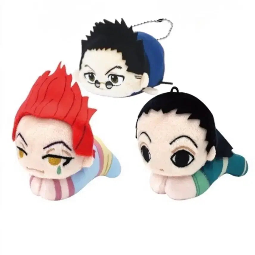 [BUNJANG] Hunter x Hunter Hug Character Hisoka, Illumi, Leorio Potecoro Bundle Set (Sealed) / 헌터헌터 히소카 이르미 레오리오 허그캬라 포테코로 미개봉 3개 일괄