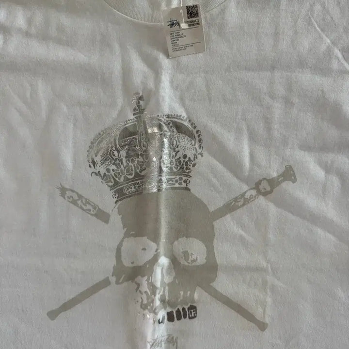 [BUNJANG] Stussy Skull Crown Logo T-Shirt / 스투시 해골왕관 로고 티셔츠