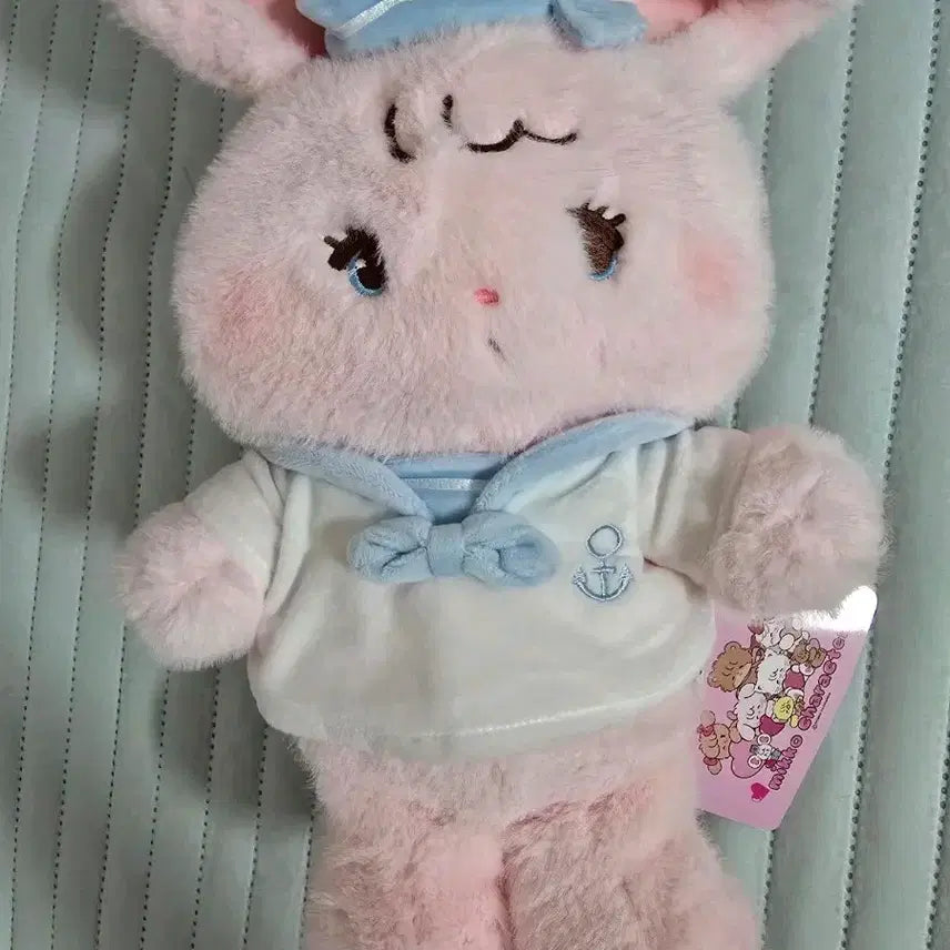 [BUNJANG] Miko Characters Pink Rabbit Marine Doll / 미코 캐릭터즈 핑크 토끼 마린 인형
