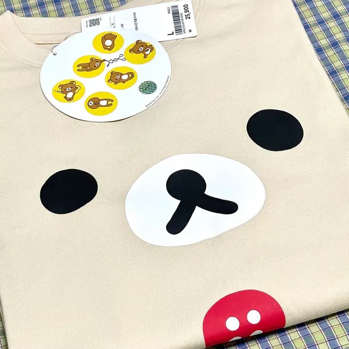 [BUNJANG] Spao Rilakkuma Korilakkuma Short Sleeve T-Shirt L / 스파오 리락쿠마 코리락쿠마 반팔 티셔츠 L사이즈