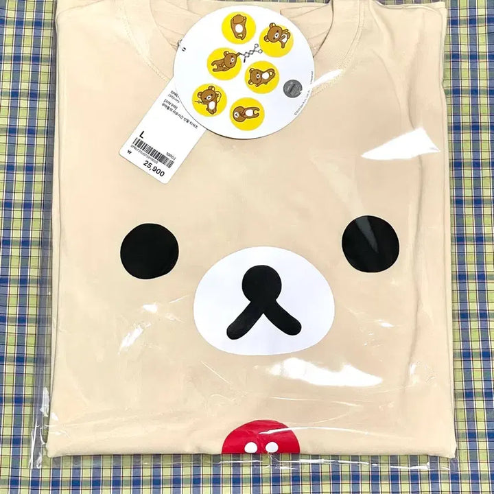 [BUNJANG] Spao Rilakkuma Korilakkuma Short Sleeve T-Shirt L / 스파오 리락쿠마 코리락쿠마 반팔 티셔츠 L사이즈