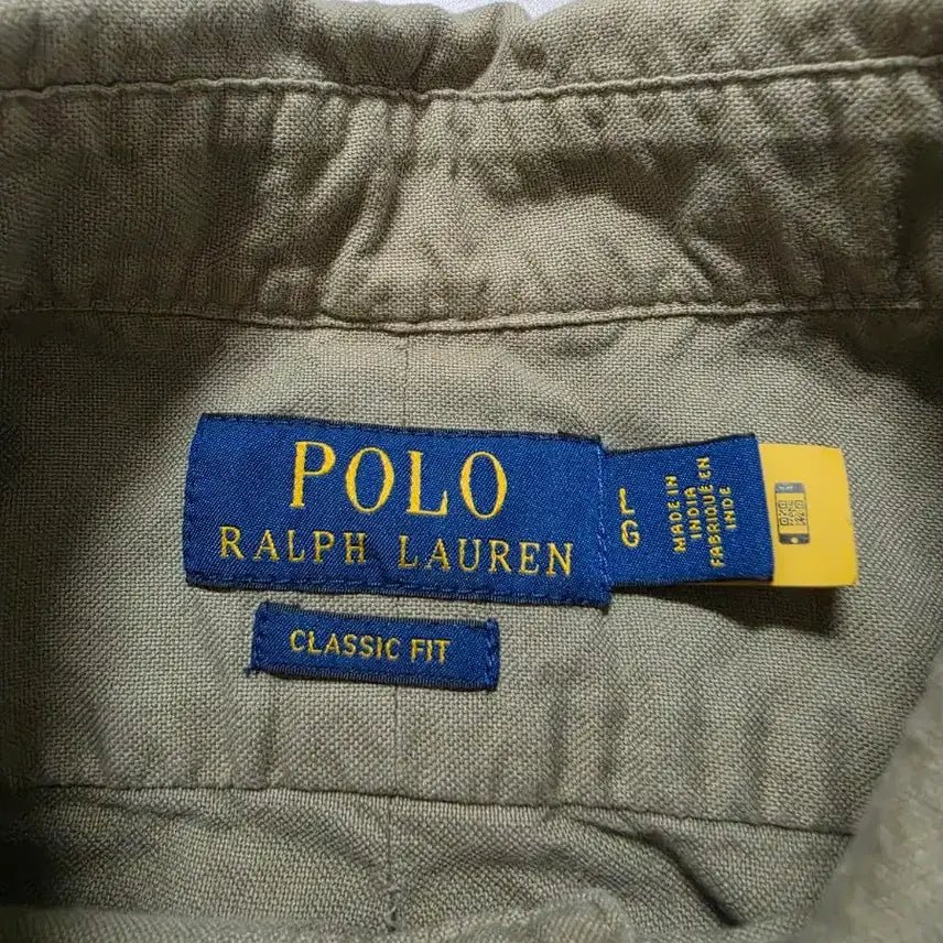 [BUNJANG] Polo Ralph Lauren Garment Dyed Shirt Khaki / 폴로 랄프로렌 가먼트다이 셔츠 카키