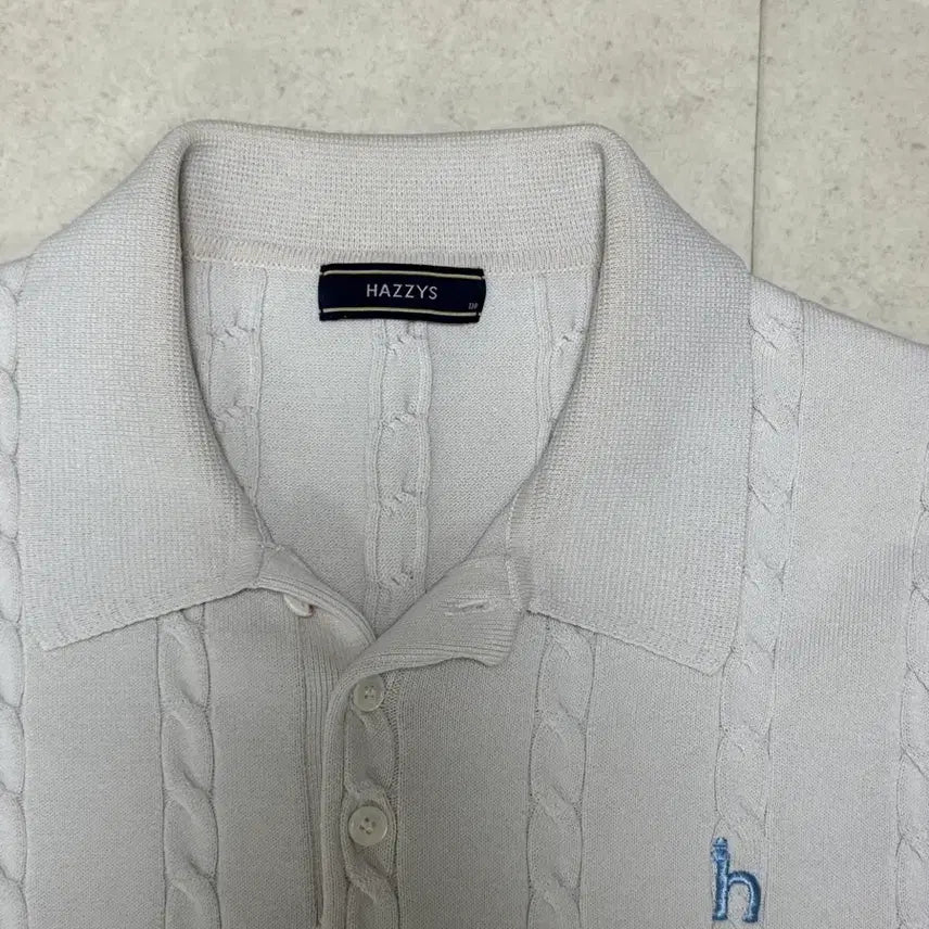 [BUNJANG] Hazzys Short-Sleeve Knit White 110 / 헤지스 반팔니트 화이트 110