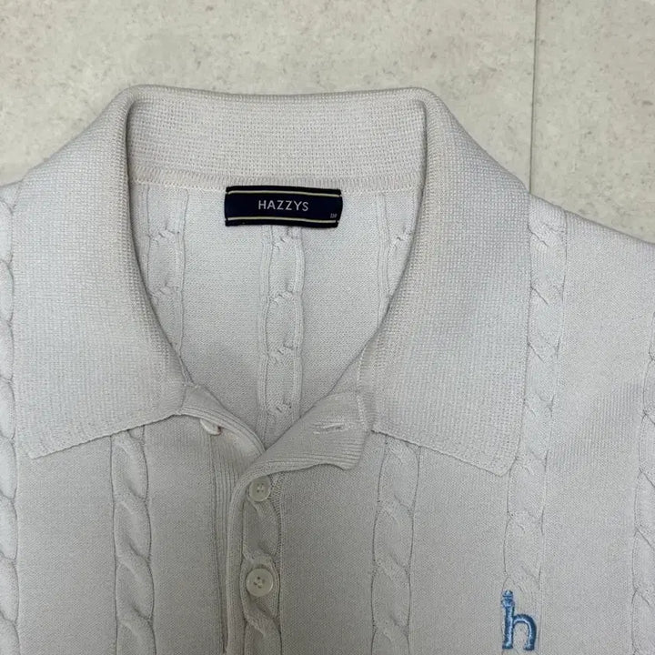[BUNJANG] Hazzys Short-Sleeve Knit White 110 / 헤지스 반팔니트 화이트 110