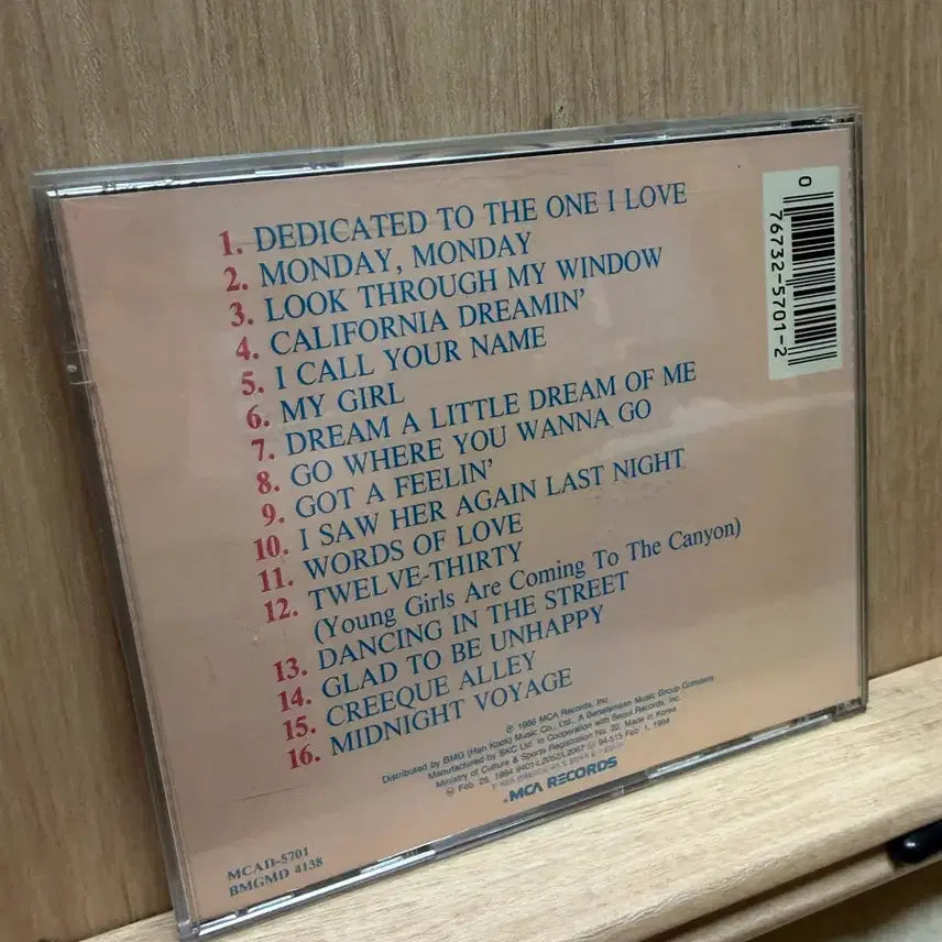 [BUNJANG] The Mamas &amp; The Papas Best 1986 CD / The Mamas &amp; The Papas Best (1986) / CD