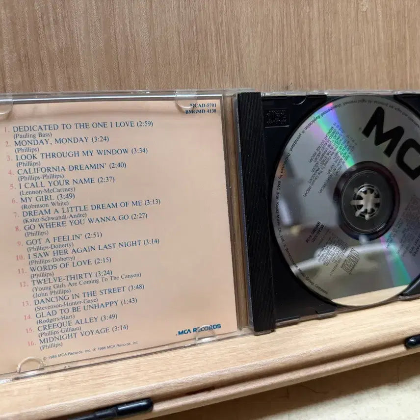 [BUNJANG] The Mamas &amp; The Papas Best 1986 CD / The Mamas &amp; The Papas Best (1986) / CD