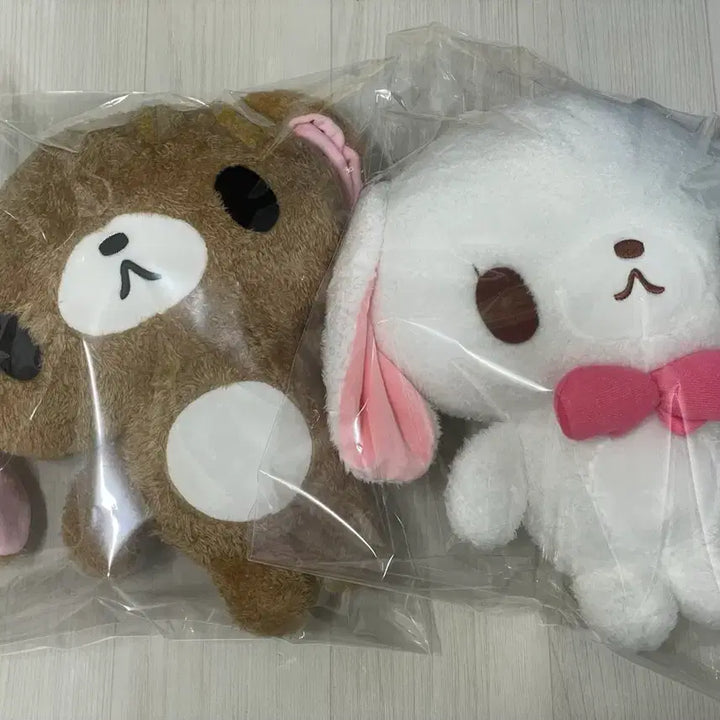 [BUNJANG] Sanrio Sugarbunnies Shirousa Kurousa 30cm Doll Set / (세트) 산리오 슈가바니즈 슈가버니즈 시로우사 쿠로우사 30cm 인형