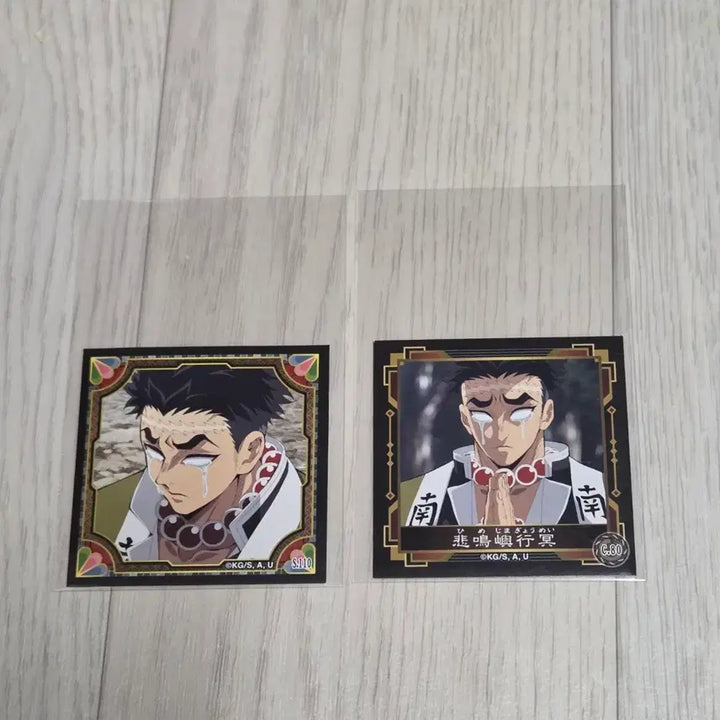 [BUNJANG] Demon Slayer Gyomei Himejima Sticker Bundle Set / (새상품)귀멸의칼날 히메지마 교메이 스티커 2개 일괄