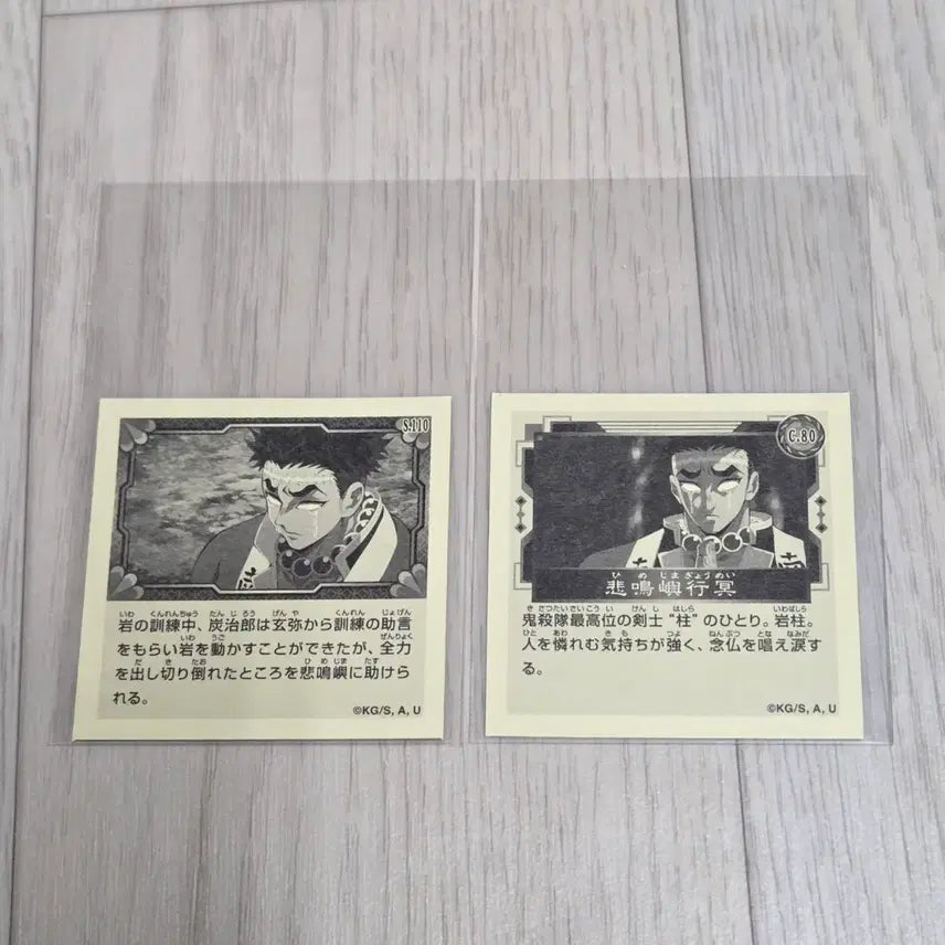[BUNJANG] Demon Slayer Gyomei Himejima Sticker Bundle Set / (새상품)귀멸의칼날 히메지마 교메이 스티커 2개 일괄