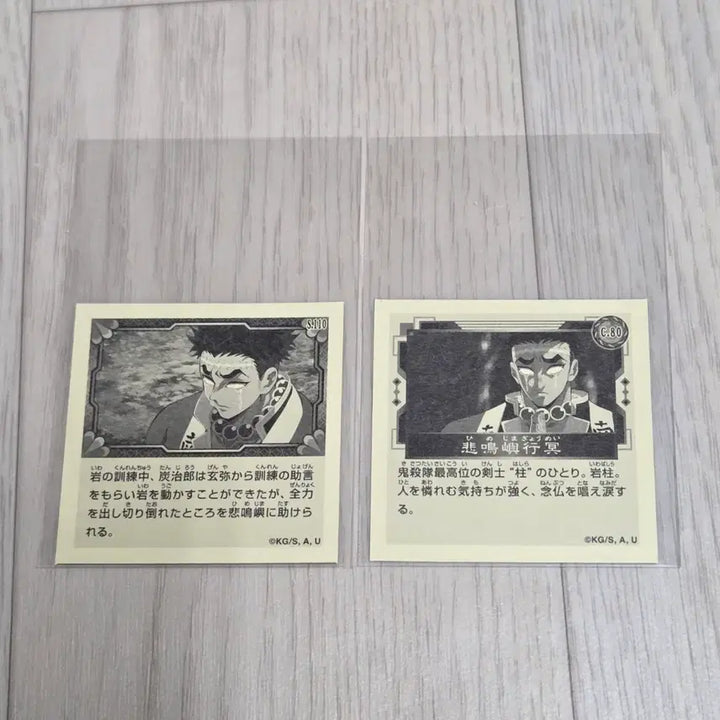 [BUNJANG] Demon Slayer Gyomei Himejima Sticker Bundle Set / (새상품)귀멸의칼날 히메지마 교메이 스티커 2개 일괄