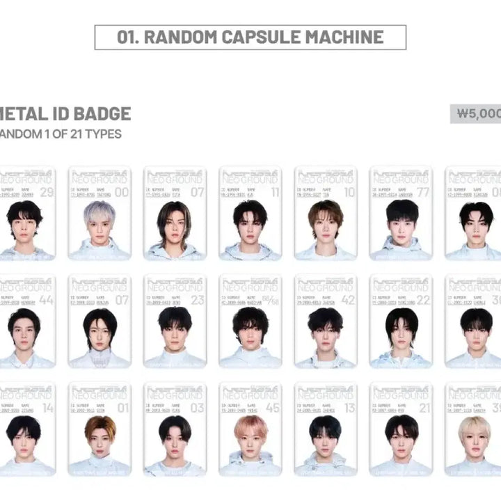 [BUNJANG] NCT Neo City Pop-up Gacha Metal ID Badge Hendery / 엔시티 네오그라운드 팝업 가챠 메탈아이디뱃지 헨드리 원가이하