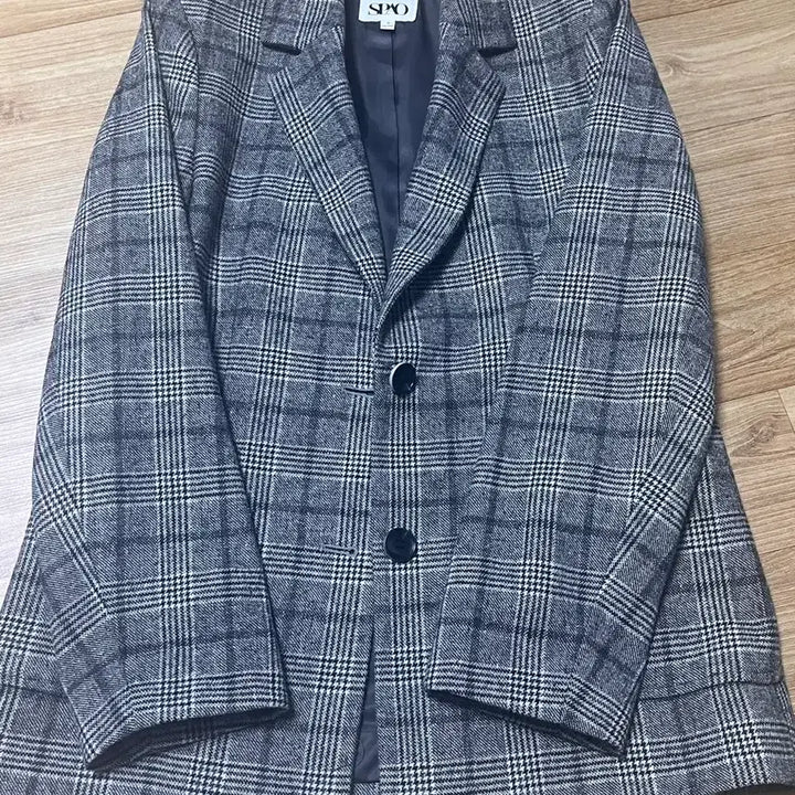 [BUNJANG] SPAO Checked Wool Jacket / 스파오 체크 울자켓