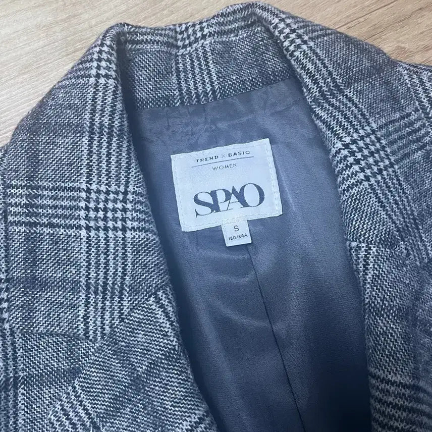 [BUNJANG] SPAO Checked Wool Jacket / 스파오 체크 울자켓
