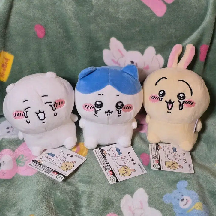 [BUNJANG] Chiikawa "Cried" Plush Set (Hamster, Cat, Rabbit) / 치이카와 울어버렸다 누이 판매합니다(햄냥토 일괄)