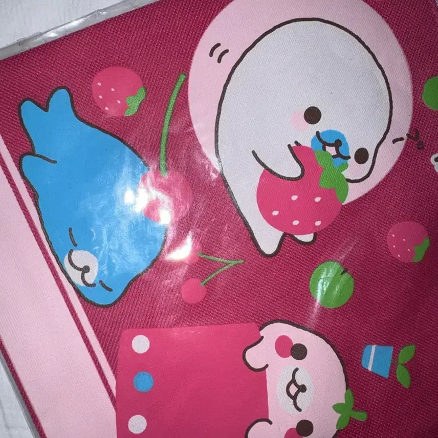 [BUNJANG] San-X Mamegoma Coated Pouch 2011 / 이번주)고전 2011년도 산엑스 마메고마 코팅 주머니 파우치