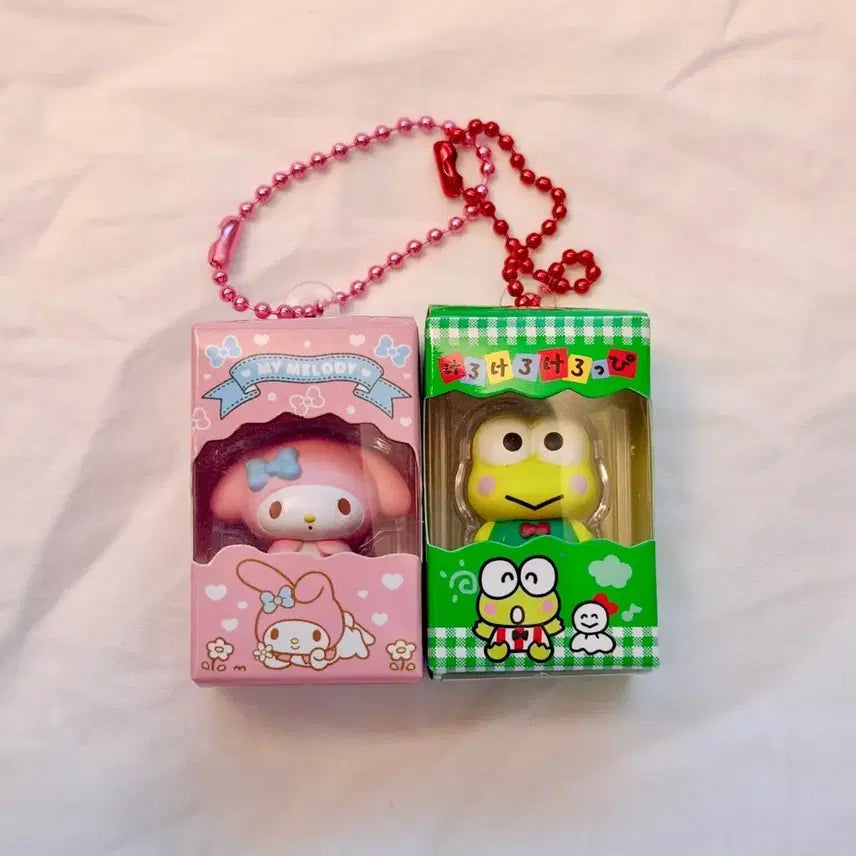 [BUNJANG] Sanrio Chocolate Box Set (My Melody, Keroppi) - Authentic, 2-Piece Set / 산리오 초코박스 정품 2개 세트(마이멜로디, 케로피)