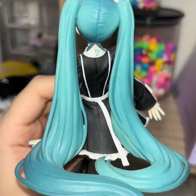 [BUNJANG] FURYU Hatsune Miku Maid Noodle Stopper Figure / 후류 미쿠 누들스토퍼 메이드 하츠네미쿠 메이드 피규어