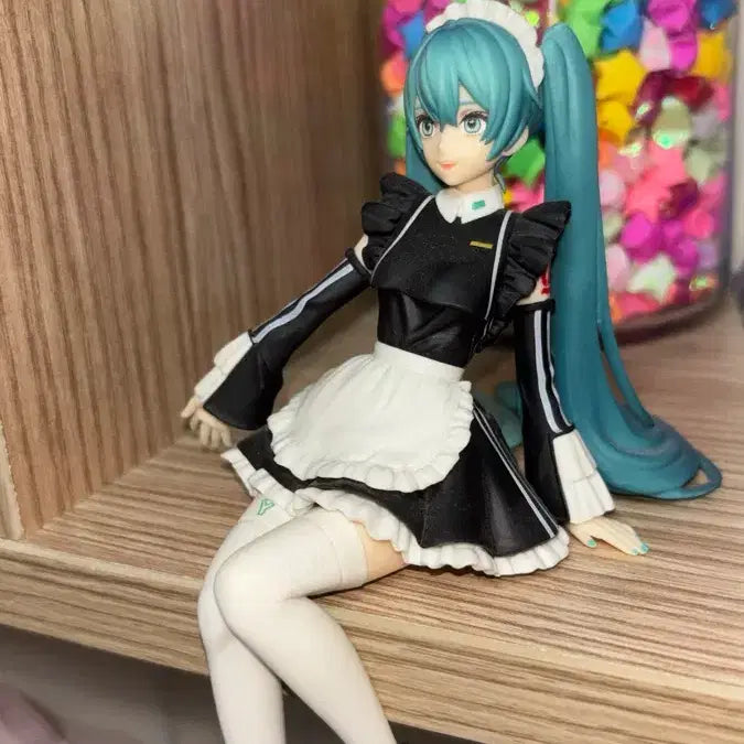 [BUNJANG] FURYU Hatsune Miku Maid Noodle Stopper Figure / 후류 미쿠 누들스토퍼 메이드 하츠네미쿠 메이드 피규어