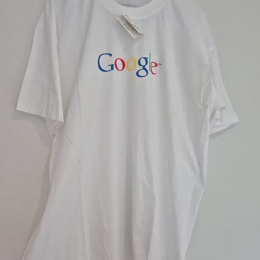 [BUNJANG] Google Early 2000s Korea Experience Bus Limited Edition T-Shirt (Deadstock) / 데드스탁 새제품)구글 티셔츠 00s 한국 구글 초창기 체험 버스 한정판