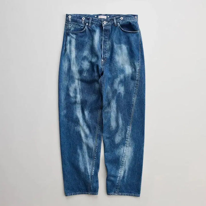 [BUNJANG] NICENESS D.SHARKY Distressed Denim Twist Jeans Indigo M / [M]나이스네스 NICENESS 26SS "D.SHARKY" 데님 진