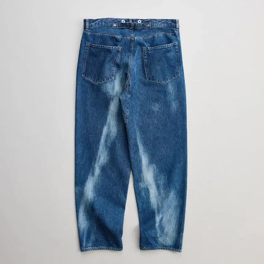 [BUNJANG] NICENESS D.SHARKY Distressed Denim Twist Jeans Indigo M / [M]나이스네스 NICENESS 26SS "D.SHARKY" 데님 진