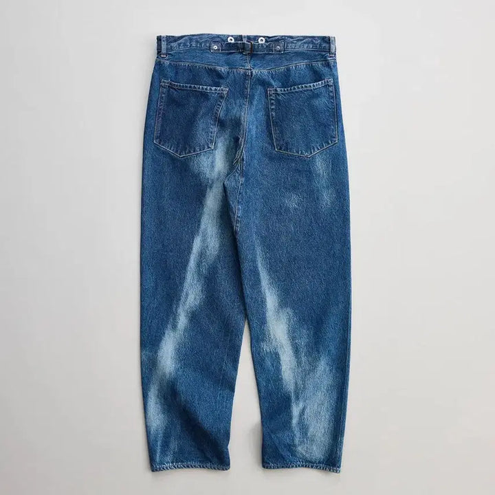 [BUNJANG] NICENESS D.SHARKY Distressed Denim Twist Jeans Indigo M / [M]나이스네스 NICENESS 26SS "D.SHARKY" 데님 진