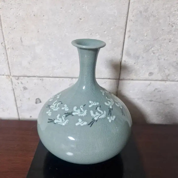[BUNJANG] Woochun Jang Gi-eun Celadon Scholar Vase / 우천 장기은 도자기