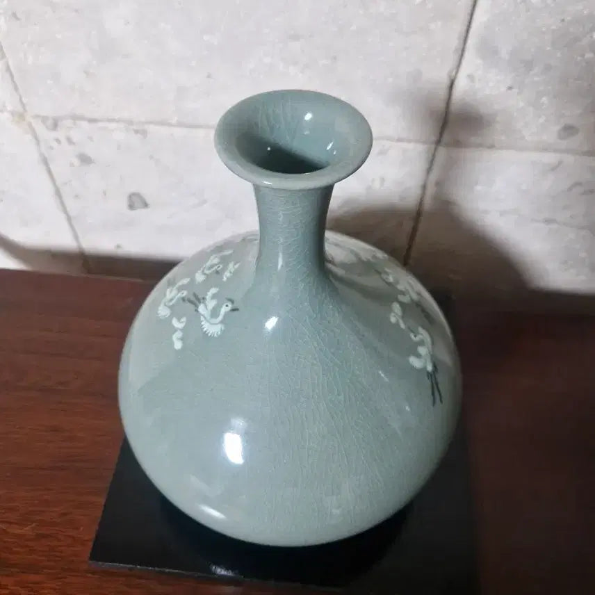 [BUNJANG] Woochun Jang Gi-eun Celadon Scholar Vase / 우천 장기은 도자기