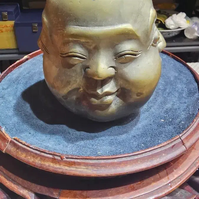 [BUNJANG] Four Faces of Emotion Brass Buddha Statue / 희노애락사면상동불상