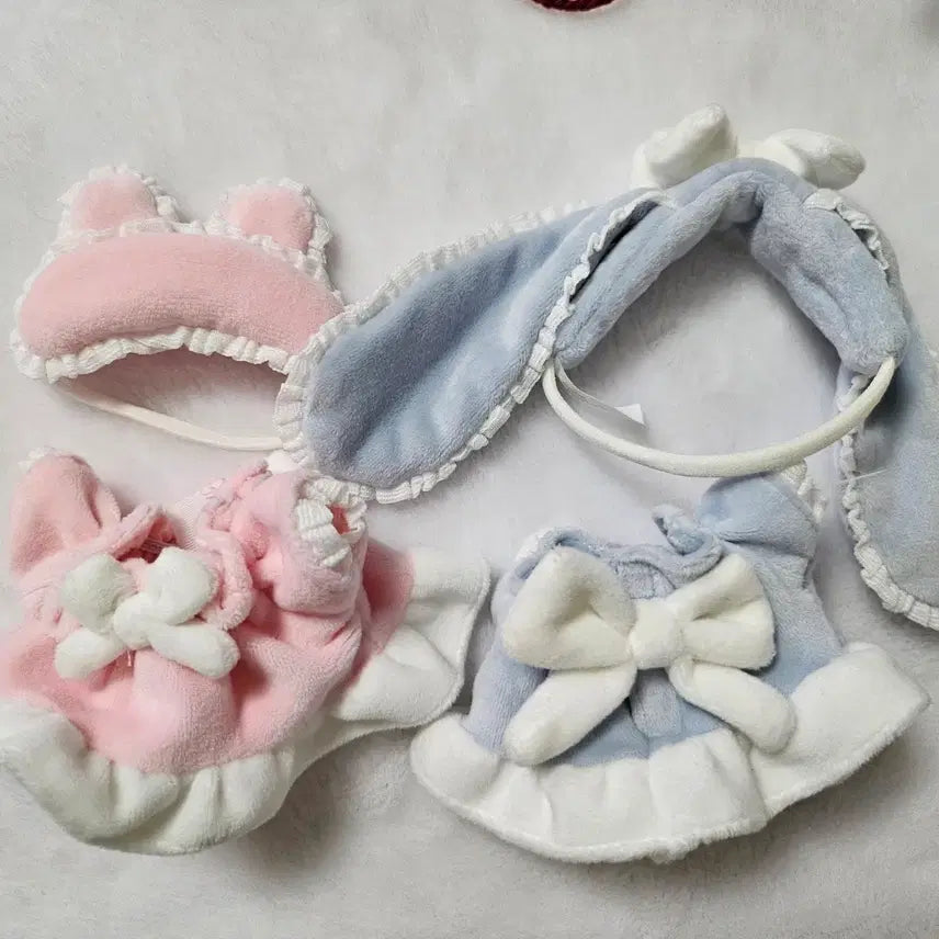 [BUNJANG] Idol Look Marshmallow Dress and Blindfold Set Bundle / 솜인형옷 아이돌룩 마시멜로우원피스 안대 세트일괄