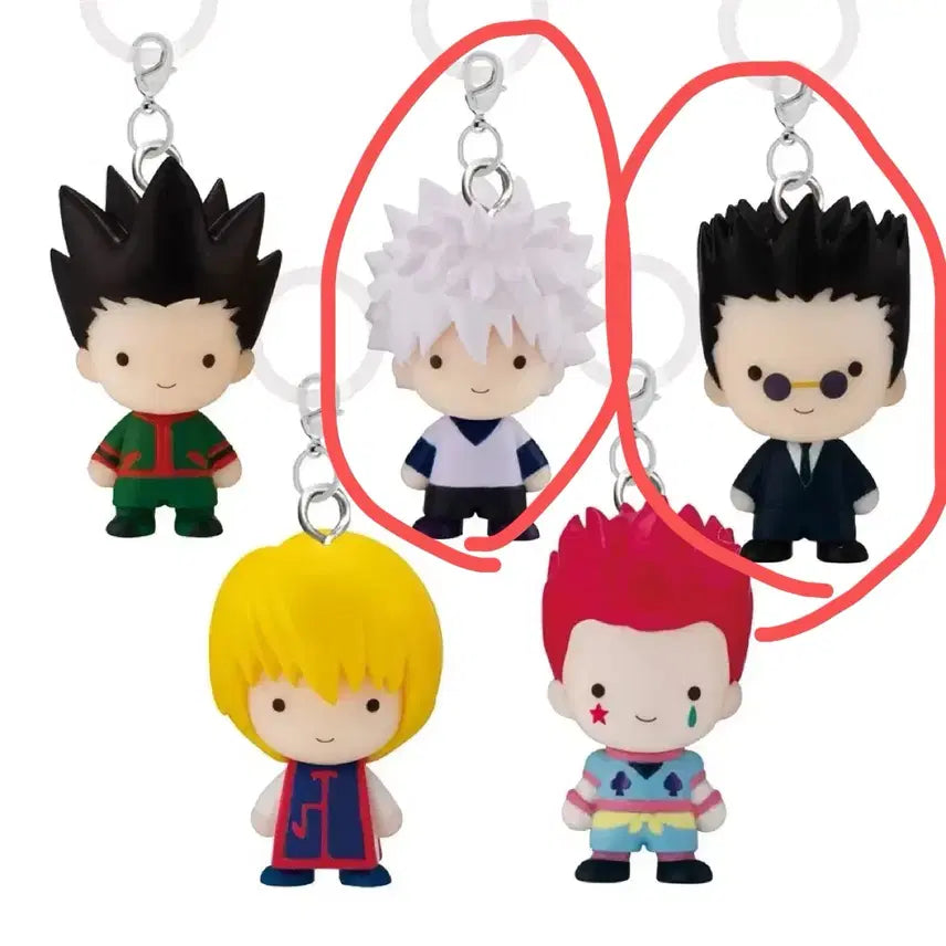 [BUNJANG] Hunter x Hunter Megurushi Gacha Kirua Leorio Bundle Set / 헌터헌터 메지루시 가챠 키르아 레오리오 일괄