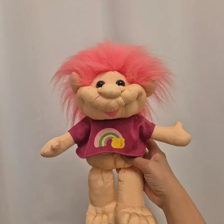 [BUNJANG] Vintage Lucky Rainbow Troll Doll / 빈티지 행운의 무지개 트롤 인형