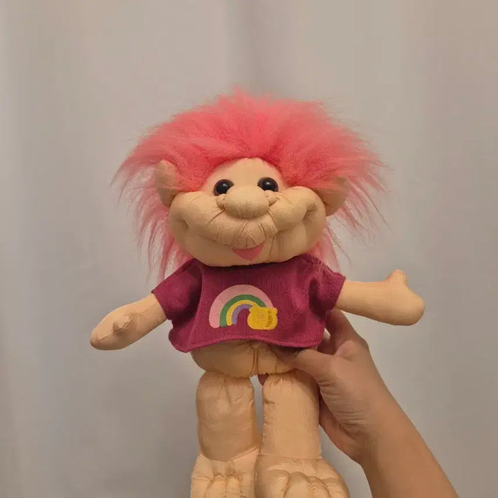 [BUNJANG] Vintage Lucky Rainbow Troll Doll / 빈티지 행운의 무지개 트롤 인형