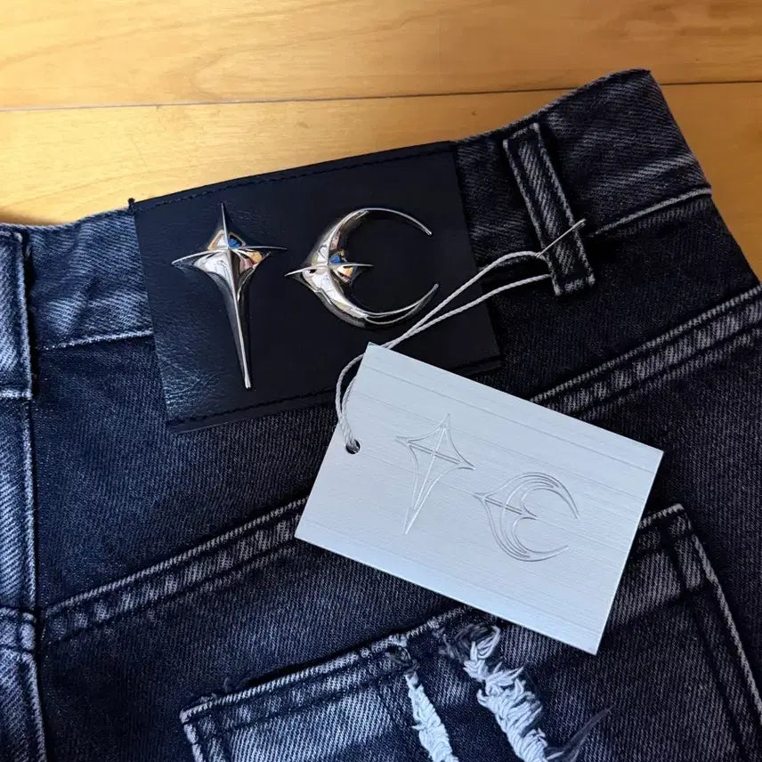 [BUNJANG] THUG CLUB Denim Tribal Pants Size 2 / 떠그클럽 데님 트라이벌 팬츠 2사이즈