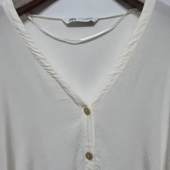 [BUNJANG] Zara White Lace Blouse - Size M / ZARA 화이트 레이스 블라우스 M
