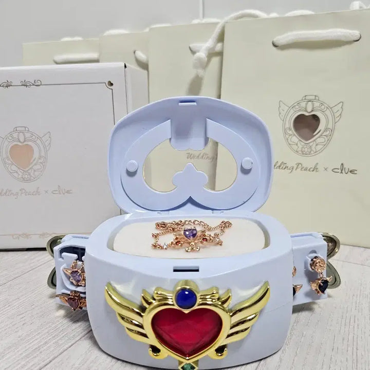 [BUNJANG] Wedding Peach Jewelry Box Full Set / 웨딩피치 보석함 풀세트 판매합니다