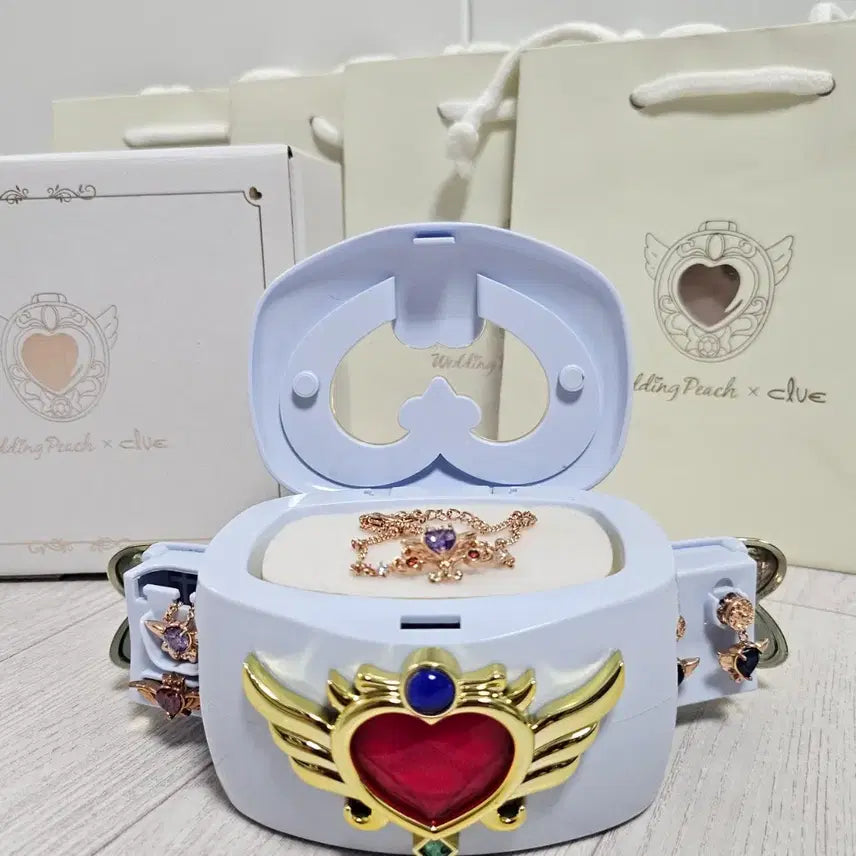 [BUNJANG] Wedding Peach Jewelry Box Full Set / 웨딩피치 보석함 풀세트 판매합니다