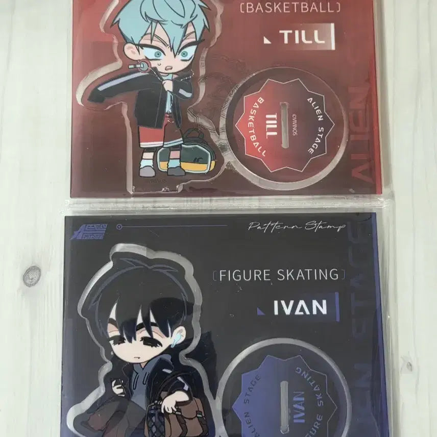 [BUNJANG] A Stage Alien Stage Sports Pop-up IvanTil SD Acrylic Bundle Set / 에이스테 에일리언스테이지 스포츠 팝업 sd아크릴 이반틸 일괄 판매
