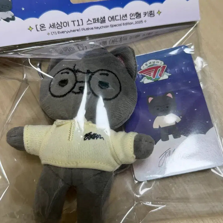 [BUNJANG] T1 Faker ONSETI 10cm Doll Keychain Photocard / 티원 온세티 10cm 페이커 인형 키링 포카 t1 faker