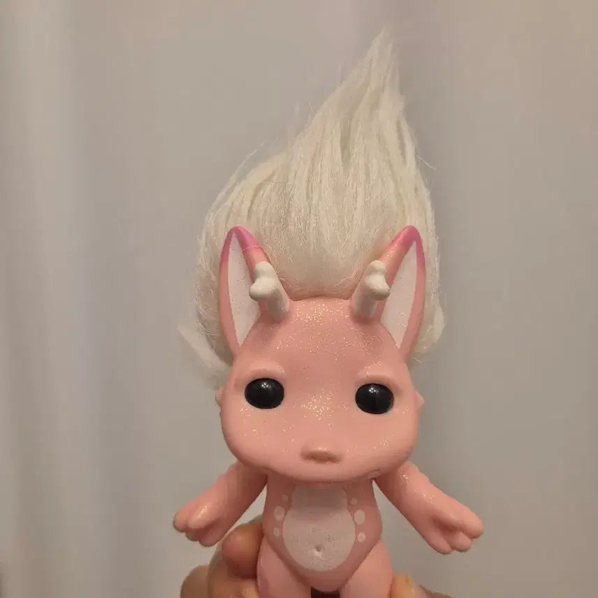[BUNJANG] Vintage Pink Deer Troll Figure / 빈티지 사슴 트롤 피규어