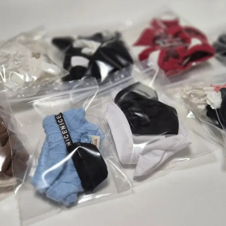 [BUNJANG] 10cm Plush Clothing &amp; Accessories Bundle Set / 솜인형, 솜깅 옷, 10깅 옷장