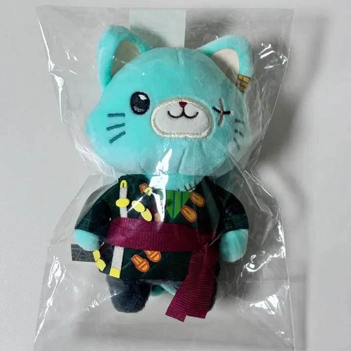 [BUNJANG] One Piece Zoro Nekomusume Plush Doll / 원피스 조로 네코누이 누이 인형
