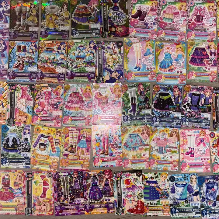 [BUNJANG] Aikatsu! Premium Card Set (Lime, Sora, Sera) - 40 Cards Bundle / 아이엠스타 아이카츠 카드 프리미엄 2세트 +40장 일괄 라임 보라 세라