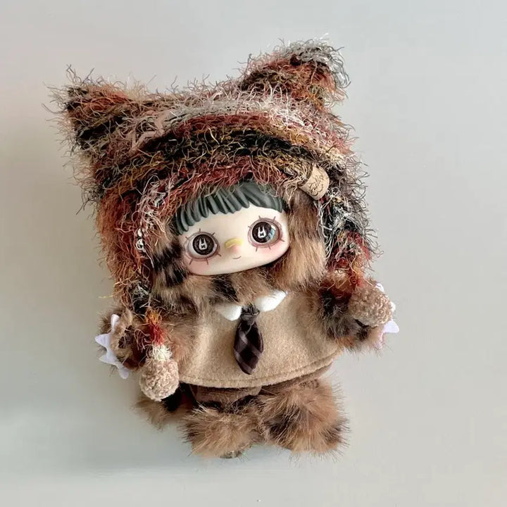 [BUNJANG] MeiMei Kitten Academy Brown Tabby Cat Plush / 메이메이 키튼 아카데미 학원시리즈_브라운냥이