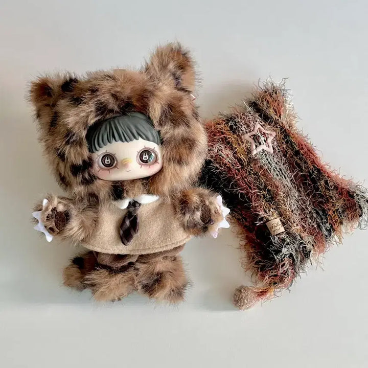 [BUNJANG] MeiMei Kitten Academy Brown Tabby Cat Plush / 메이메이 키튼 아카데미 학원시리즈_브라운냥이
