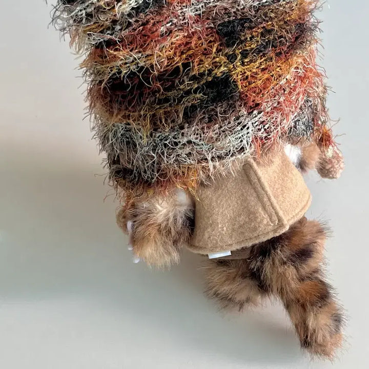[BUNJANG] MeiMei Kitten Academy Brown Tabby Cat Plush / 메이메이 키튼 아카데미 학원시리즈_브라운냥이