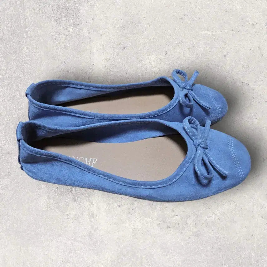 [BUNJANG] Blue Ribbon Flat Shoes / 블루 리본 플랫슈즈 (240)